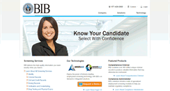 Desktop Screenshot of bib.com