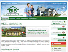 Tablet Screenshot of bib.cz